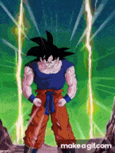 Super Saiyan Goku Goku GIF - Super Saiyan Goku Goku Angry GIFs