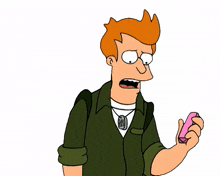 spitting philip j fry futurama spit out disgusting
