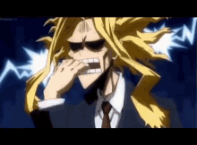 All Might Shocked Face GIF - All Might Shocked Face Skinny All Might GIFs