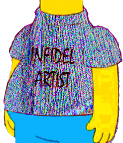 Infidel Artist Infidel Sticker - Infidel Artist Infidel Statement Shirts Stickers