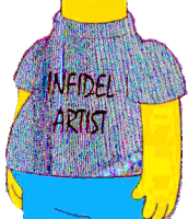 Infidel Artist Infidel Sticker - Infidel Artist Infidel Statement Shirts Stickers