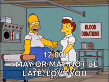 Giving Blood Blood Donation GIF - Giving Blood Blood Donation The Simpsons GIFs