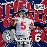 New York Giants (6) Vs. Dallas Cowboys (6) Third Quarter GIF - Nfl National Football League Football League GIFs