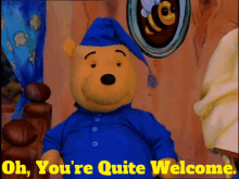 The Book Of Pooh Oh Youre Quite Welcome GIF - The Book Of Pooh Oh Youre Quite Welcome Youre Quite Welcome GIFs