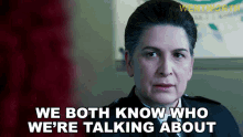 We Both Know Who Were Talking About Joan Ferguson GIF - We Both Know Who Were Talking About Joan Ferguson Wentworth GIFs