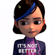 its not better claire nunez trollhunters tales of arcadia it didnt improve its not good enough