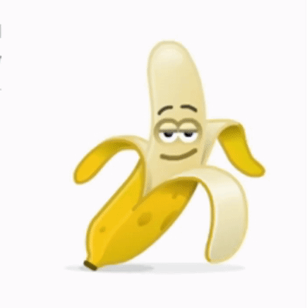 Gifs Divertidos - Funny Banana - Free Transparent PNG Clipart