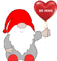 Valentines Day Gnome Sticker - Valentines Day Gnome Love Stickers
