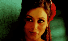 Kyaaa GIF - Rani Mukherjee Smile Eyebrow Raise GIFs