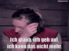 Give Up Danni Büchner GIF - Give Up Danni Büchner Crying GIFs