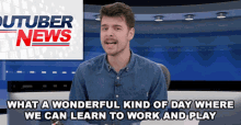 What A Wonderful Kind Of Day Where We Can Learn To Work And Play Benedict Townsend GIF - What A Wonderful Kind Of Day Where We Can Learn To Work And Play Benedict Townsend Youtuber News GIFs