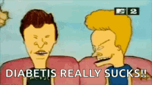 Laughing Beavis And Butthead GIF - Laughing Beavis And Butthead Diabetes Really Sucks GIFs