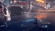 a screenshot of a video game with a character named akira on the screen