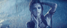 It'S Raining GIF - Selena Gomez Rain GIFs