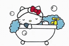 Hello Kitty Hello Kitty Bath GIF