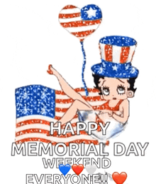 Happy Memorial Day Usa GIF - Happy Memorial Day Usa Bettyboop GIFs