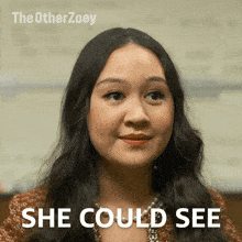 She Could See The Other Zoey GIF - She Could See The Other Zoey She Could Perceive GIFs