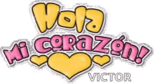 Mi Corazon Victor GIF - Mi Corazon Victor Hola GIFs