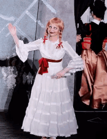 Annabelle Costume GIF - Annabelle Costume Spooky GIFs
