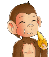Bored Hash Club Banana Monkey Sticker - Bored Hash Club Banana Monkey Stickers