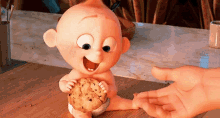 The Incredibles Jack Jack GIF - The Incredibles Jack Jack Cookie GIFs