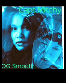 a picture of a girl with the words og smooth on it
