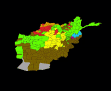 north south split afghanistan tajik