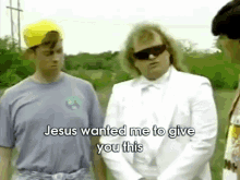 A Gift From Jesus GIF - Sunglasses Jesus Wanted Me To Give You This Gift GIFs