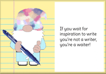Gnome Writing GIF - Gnome Writing Once Upon A Time GIFs