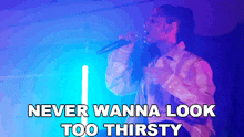 Never Wanna Look Too Thirsty Danileigh GIF - Never Wanna Look Too Thirsty Danileigh Easy Song GIFs