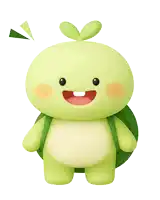 a cartoon turtle with a backpack on its back