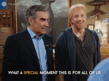 What A Special Moment This Is For All Of Us Eugene Levy GIF - What A Special Moment This Is For All Of Us Eugene Levy Johnny GIFs
