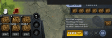 a screenshot of a game with the number 9999 on a yellow button