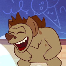 Laughing Werewolf GIF - Laughing Werewolf Om Nom Stories GIFs