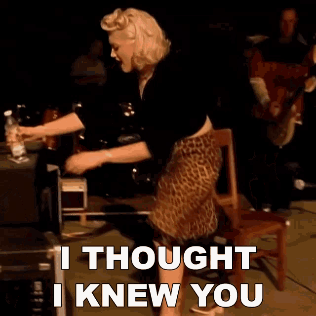 I Thought I Knew You Gwen Stefani GIF - I Thought I Knew You Gwen Stefani No Doubt GIFs