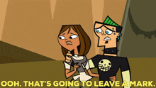 Total Drama Island Courtney GIF - Total Drama Island Courtney Ooh Thats Going To Leave A Mark GIFs