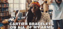 Cartier Bracelets On All Of My Arms 2chainz GIF