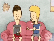 Beavis And Butthead Fight GIF - Beavis And Butthead Fight Fighting GIFs