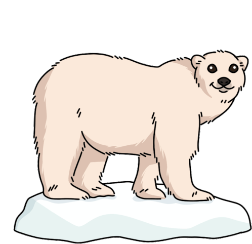 Bear Polar Bear Sticker - Bear Polar Bear Stickers