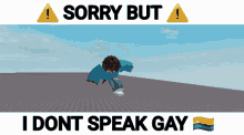 Gay Gay Roblox GIF - Gay Gay Roblox I Dont Speak Gay GIFs