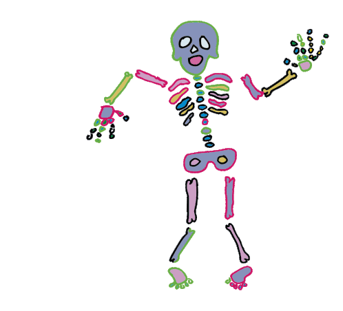 Dancing Skeletons Dance Sticker - Dancing Skeletons Dance Maddelas Stickers