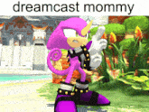 a picture of a cartoon character with the words dreamcast mommy above it