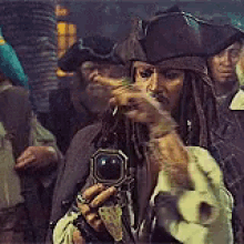 Jack Sparrow Captain GIF