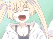 a drawing of a girl with her mouth open and a cross on her head