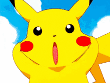 pikachu silly tongue pinch cheek tease