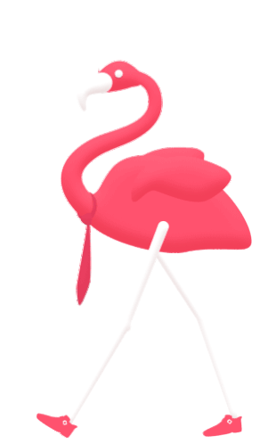 Flamingo Fabulous Sticker - Flamingo Fabulous Tie Stickers