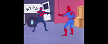 Spiderman 2099 Spiderman Meme GIF - Spiderman 2099 Spiderman Meme Jump GIFs