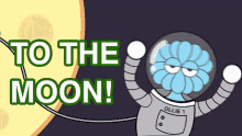 To The Moon To The Moon Meme GIF - To The Moon To The Moon Meme Moon GIFs