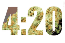 the number 420 is displayed on a white background