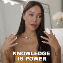 Knowledge Is Power Lisa Alexandra GIF - Knowledge Is Power Lisa Alexandra Coco Lili GIFs